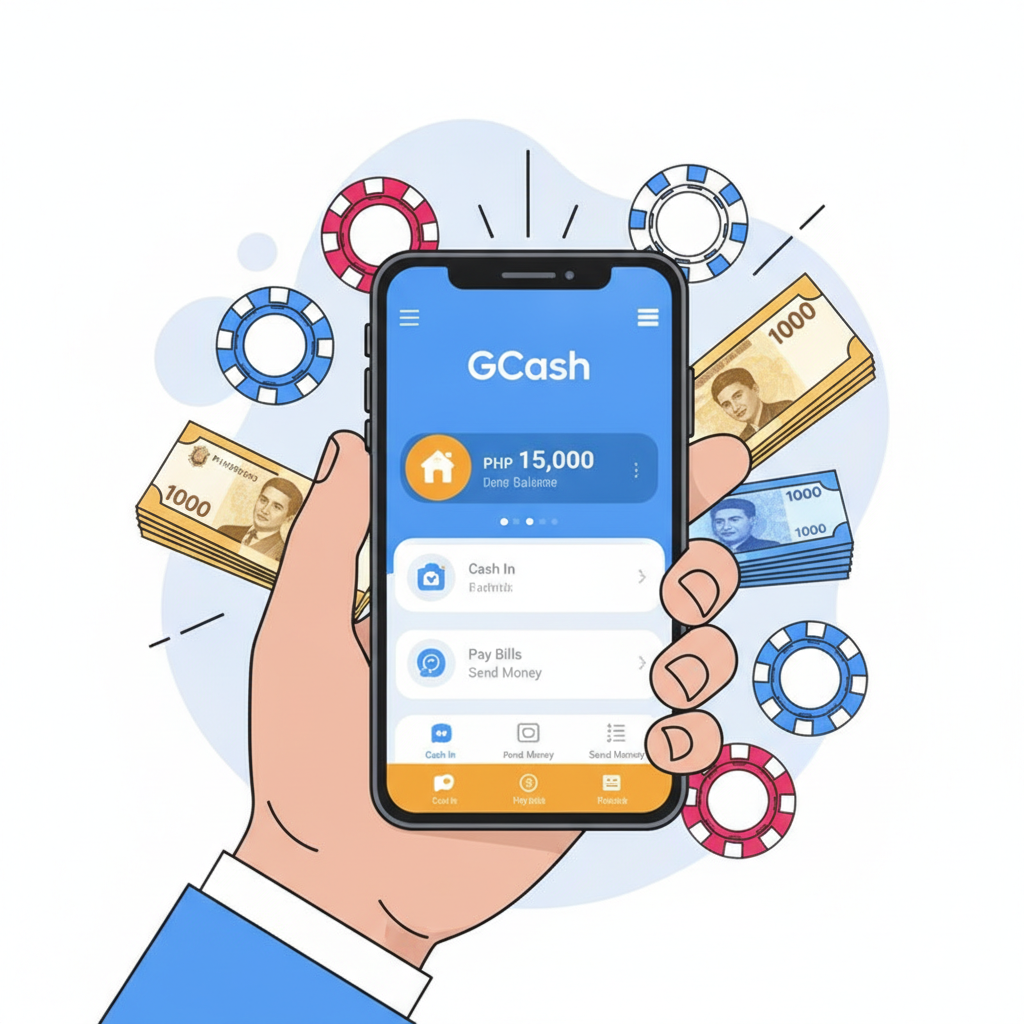 Illustration: How to Deposit in JD Wild Using GCash: Fees, Limits and Processing Time